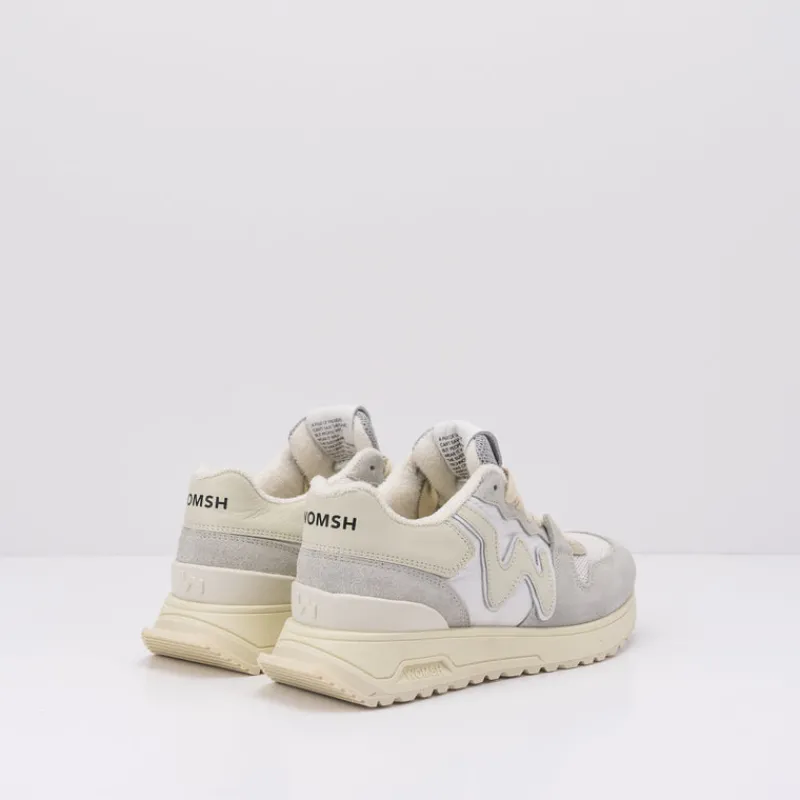 Mujer WOMSH Zapatillas Deportivas-ZAPATILLA - - LEATHER WISE WHITE