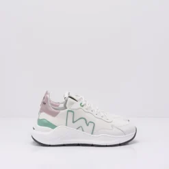 Mujer WOMSH Zapatillas Deportivas-ZAPATILLA - - VEGAN WAVE WHITE MINT