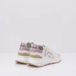 Mujer WOMSH Zapatillas Deportivas-ZAPATILLA - - VEGAN WAVE WHITE NATURE