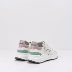 Mujer WOMSH Zapatillas Deportivas-ZAPATILLA - - VEGAN WAVE WHITE MINT