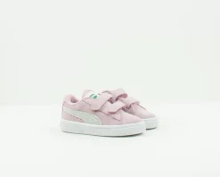 PUMA Zapatillas Deportivas-ZAPATILLA DE NIÑA - - SUEDE 2 STRAPS INF PINK LADY TEAM GOLD 356274 23
