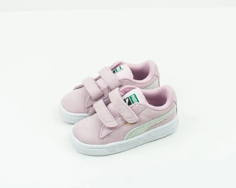PUMA Zapatillas Deportivas-ZAPATILLA DE NIÑA - - SUEDE 2 STRAPS INF PINK LADY TEAM GOLD 356274 23