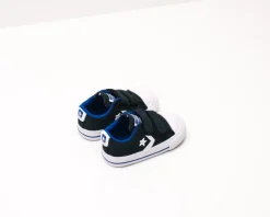 CONVERSE Zapatillas Deportivas-ZAPATILLA DE NIÑO Y NIÑA - - 766953C STAR PLAYER 2V CANVAS OX BLACK RUSH BLUE WHITE