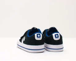CONVERSE Zapatillas Deportivas-ZAPATILLA DE NIÑO Y NIÑA - - 766953C STAR PLAYER 2V CANVAS OX BLACK RUSH BLUE WHITE