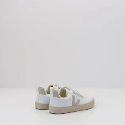 VEJA Zapatillas Deportivas-ZAPATILLA DE NIÑO Y NIÑA - - SMALL V-10 VELCRO CWL WHITE NATURAL 28-35