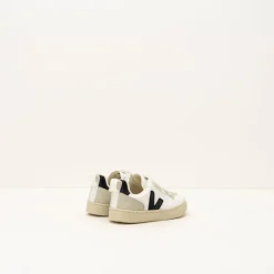 VEJA Zapatillas Deportivas-ZAPATILLA DE NIÑO Y NIÑA - - SMALL V-10 VELCRO CWL WHITE BLACK 23-35