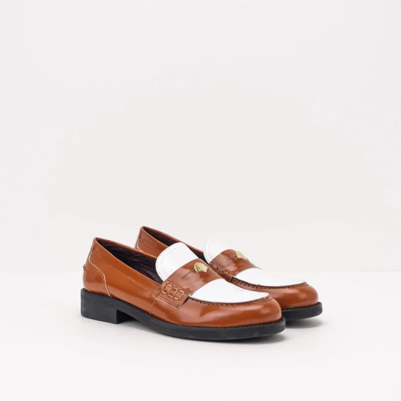 Mujer BRYAN Mocasines-ZAPATO - STEPWISE - 6201 Y BLANCO