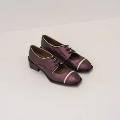 Mujer NEMONIC Botines | Zapatos-ZAPATO - - BOHEME 2205 GLITTER BURDEOS